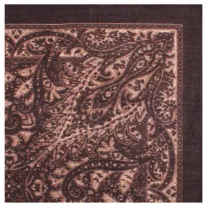 Otaa King Cool Brown Wool Pkt Square