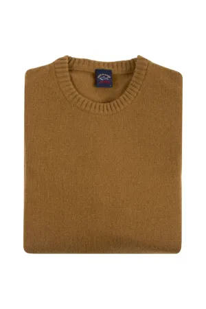 Paul & Shark LS Crew Knit Mustard