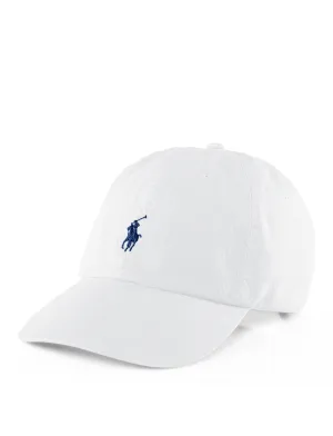 Polo Ralph Lauren Chino Baseball Cap White/Royal