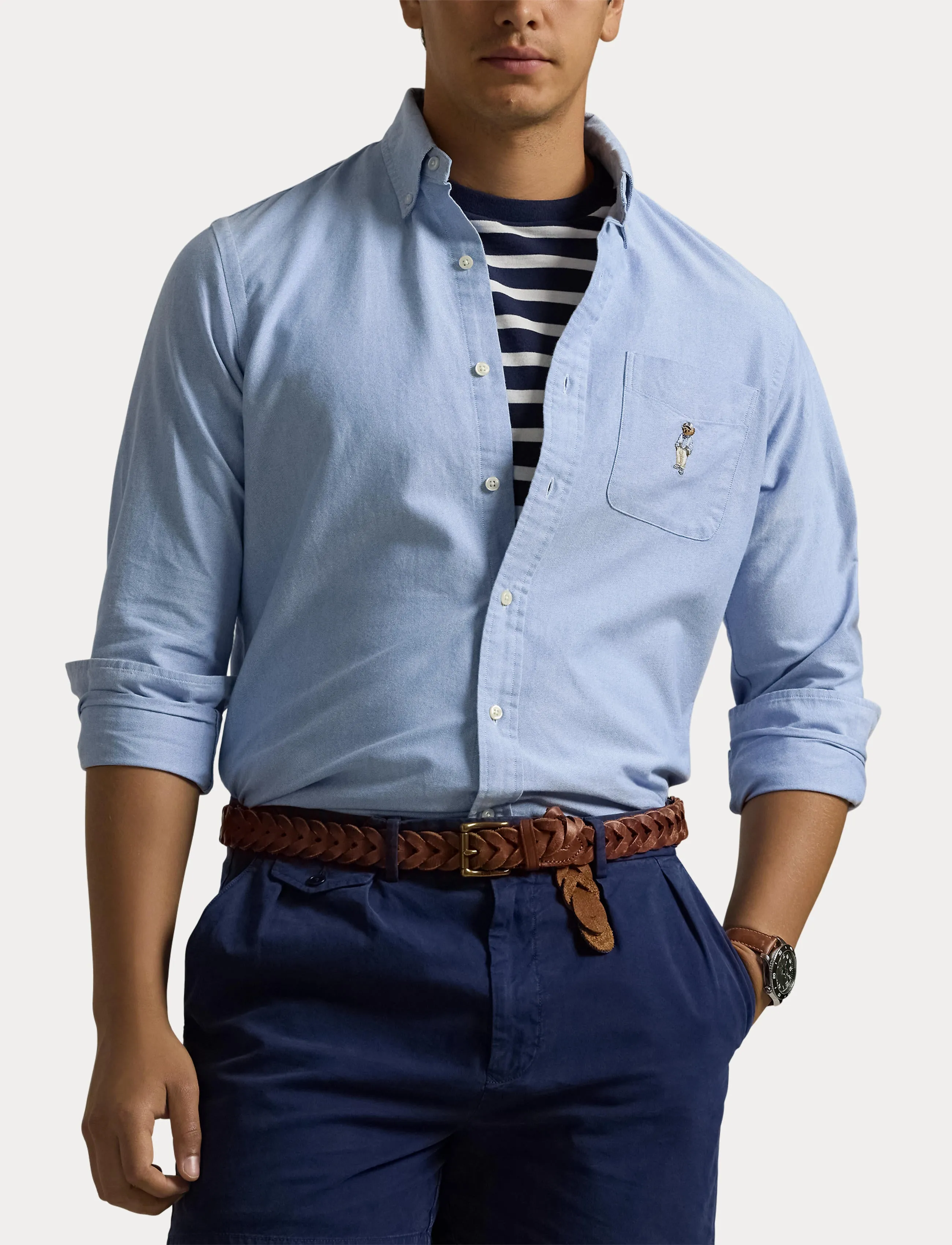 Polo Ralph Lauren Custom Fit Polo Bear Oxford Shirt