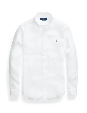 Polo Ralph Lauren Linen Sports Shirt White