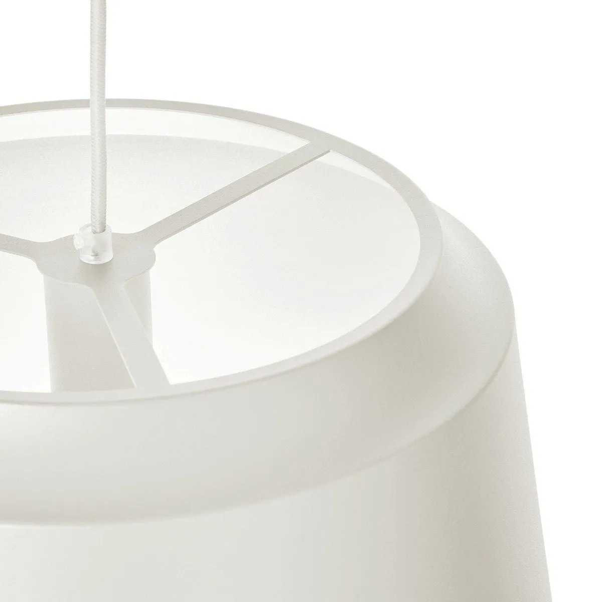 Puik Groove Pendant Small, White