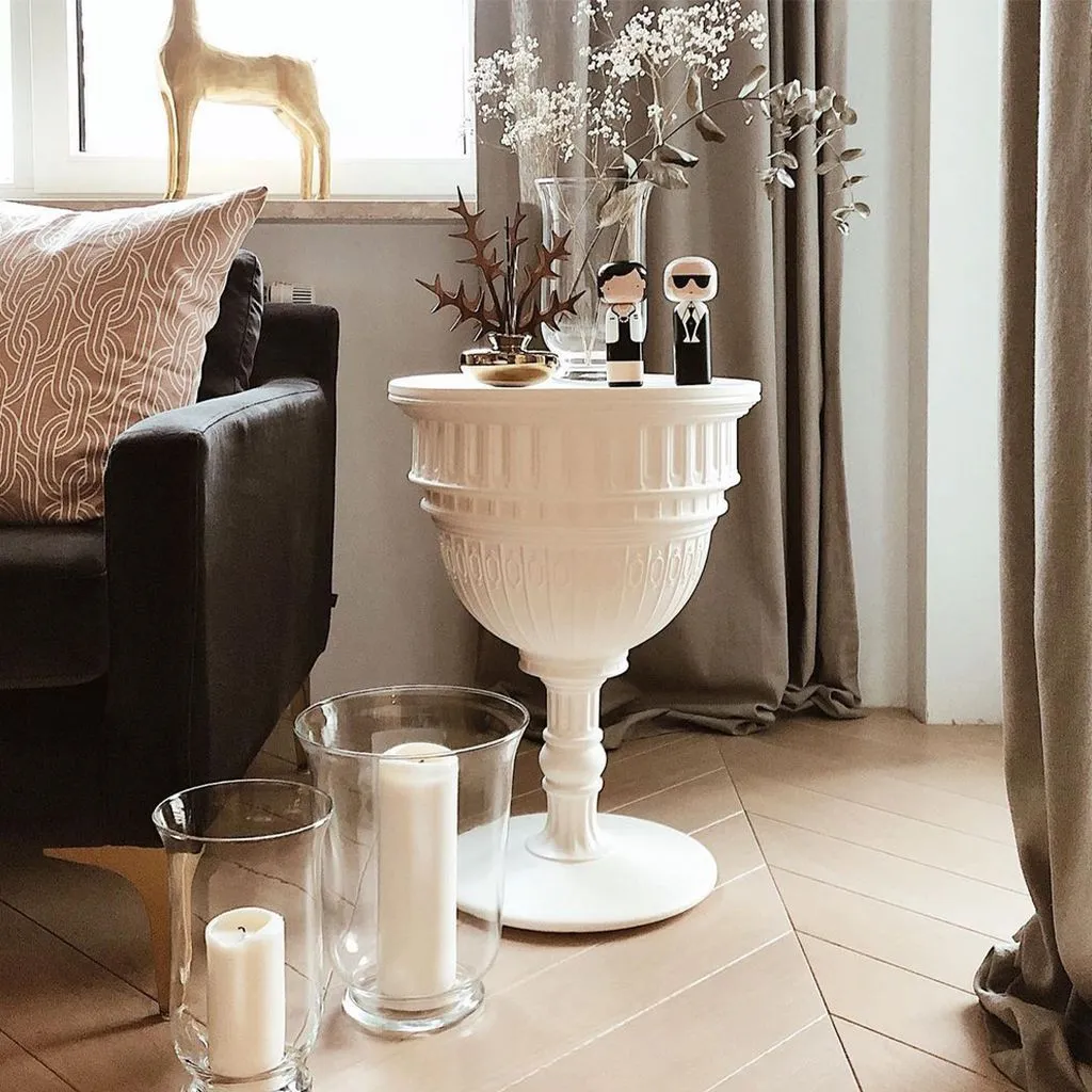Qeeboo Capitol Side Table By Studio Job øx H 44x60 Cm, White