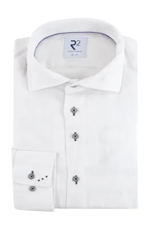 R2 Amsterdam Linen Fit Shirt White