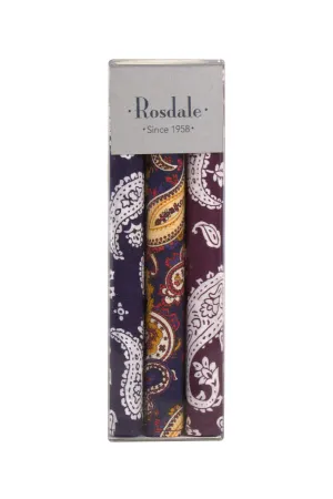 Rosdale Armando Caruso 3pk Hanks Paisley
