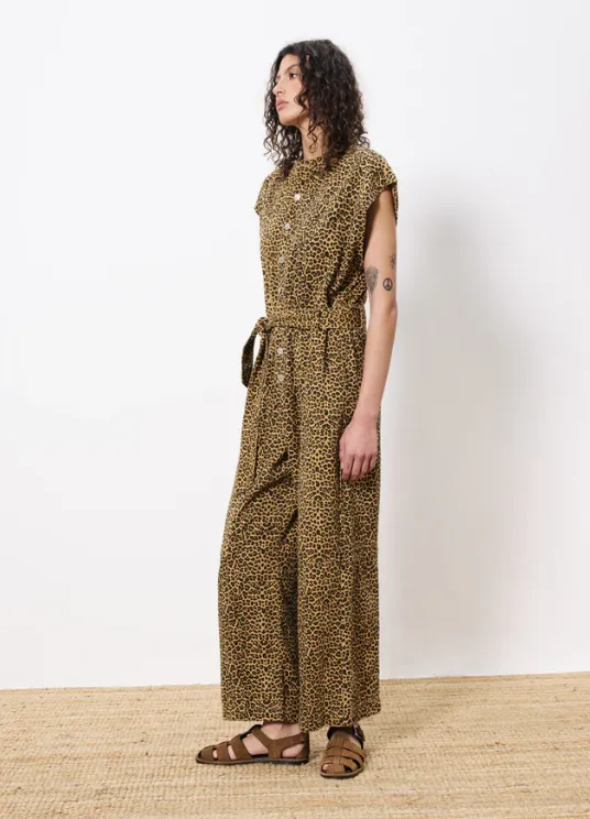 SCHEILA LEOPARD JUMPSUIT - FRNCH