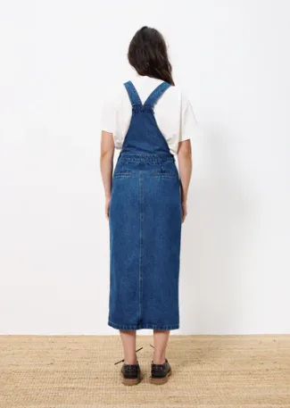 SELVI DENIM OVERALL DRESS - FRNCH