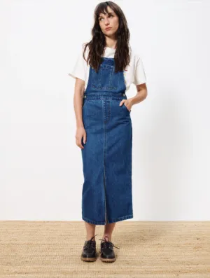 SELVI DENIM OVERALL DRESS - FRNCH