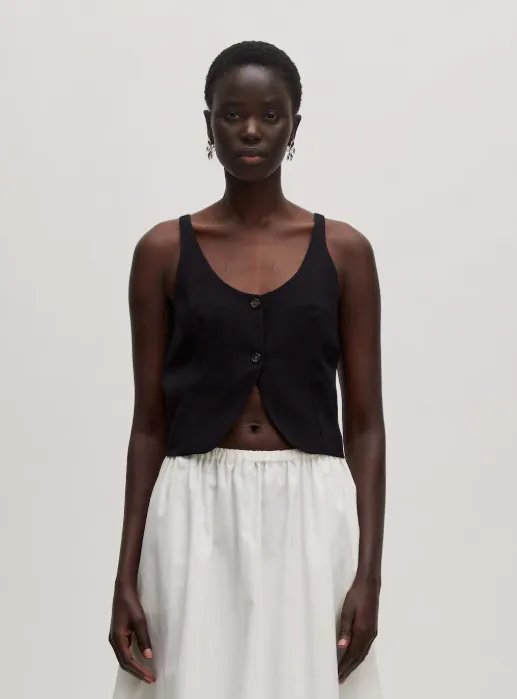 SIMONE GILET BLACK - EDITED