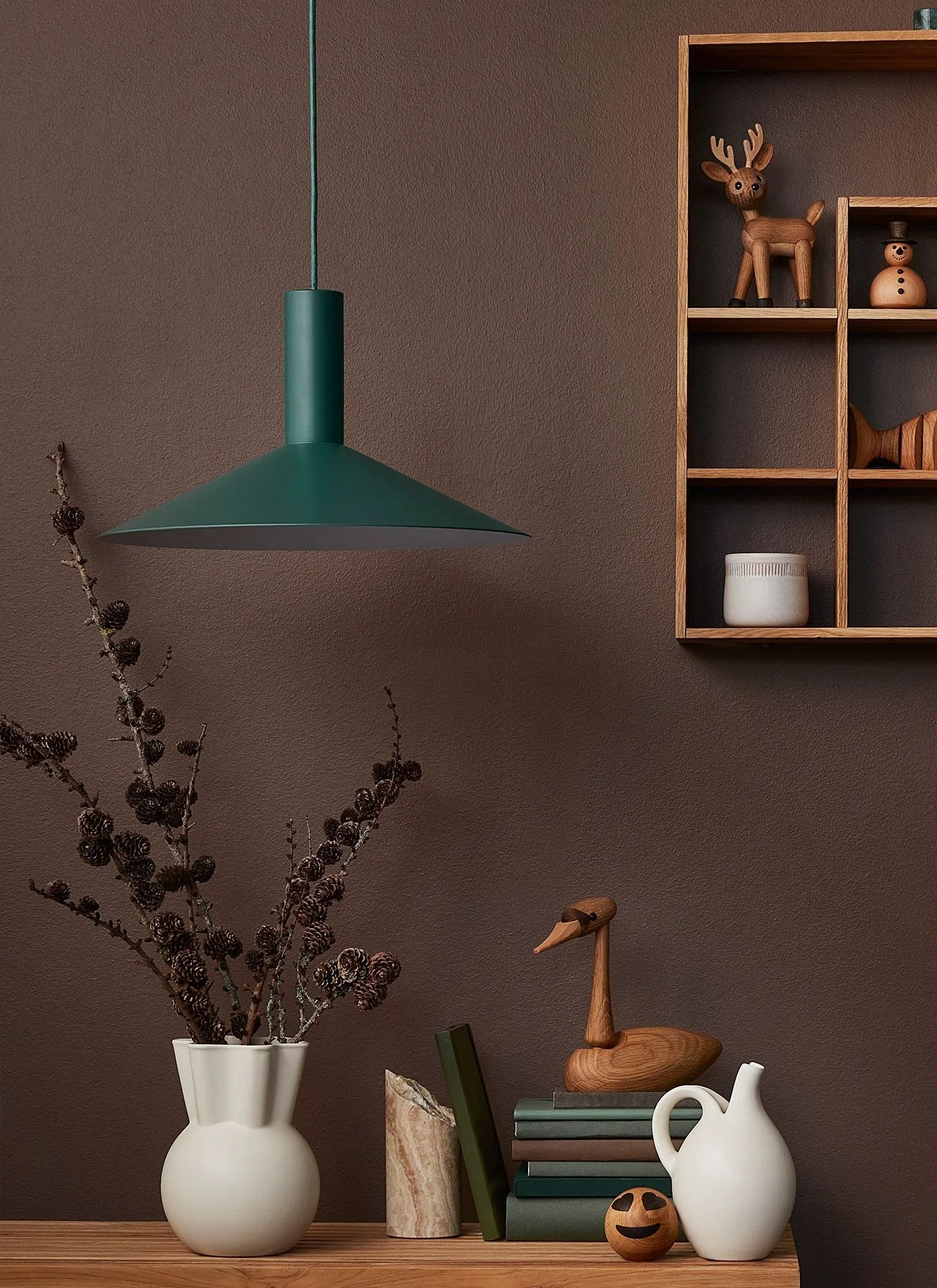 Spring Copenhagen Formula Pendant Lamp ø26, Forest Green