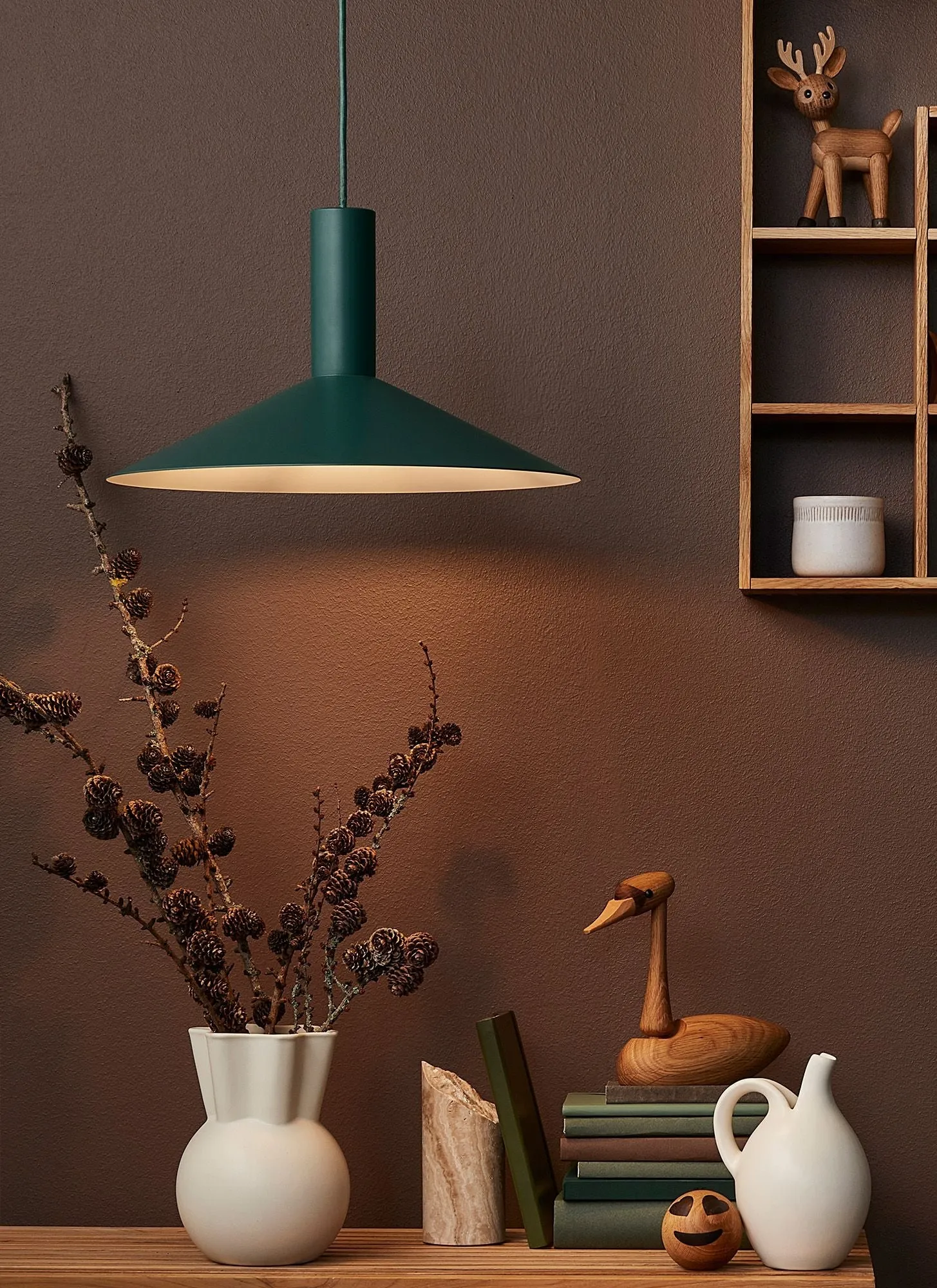 Spring Copenhagen Formula Pendant Lamp ø40, Forest Green