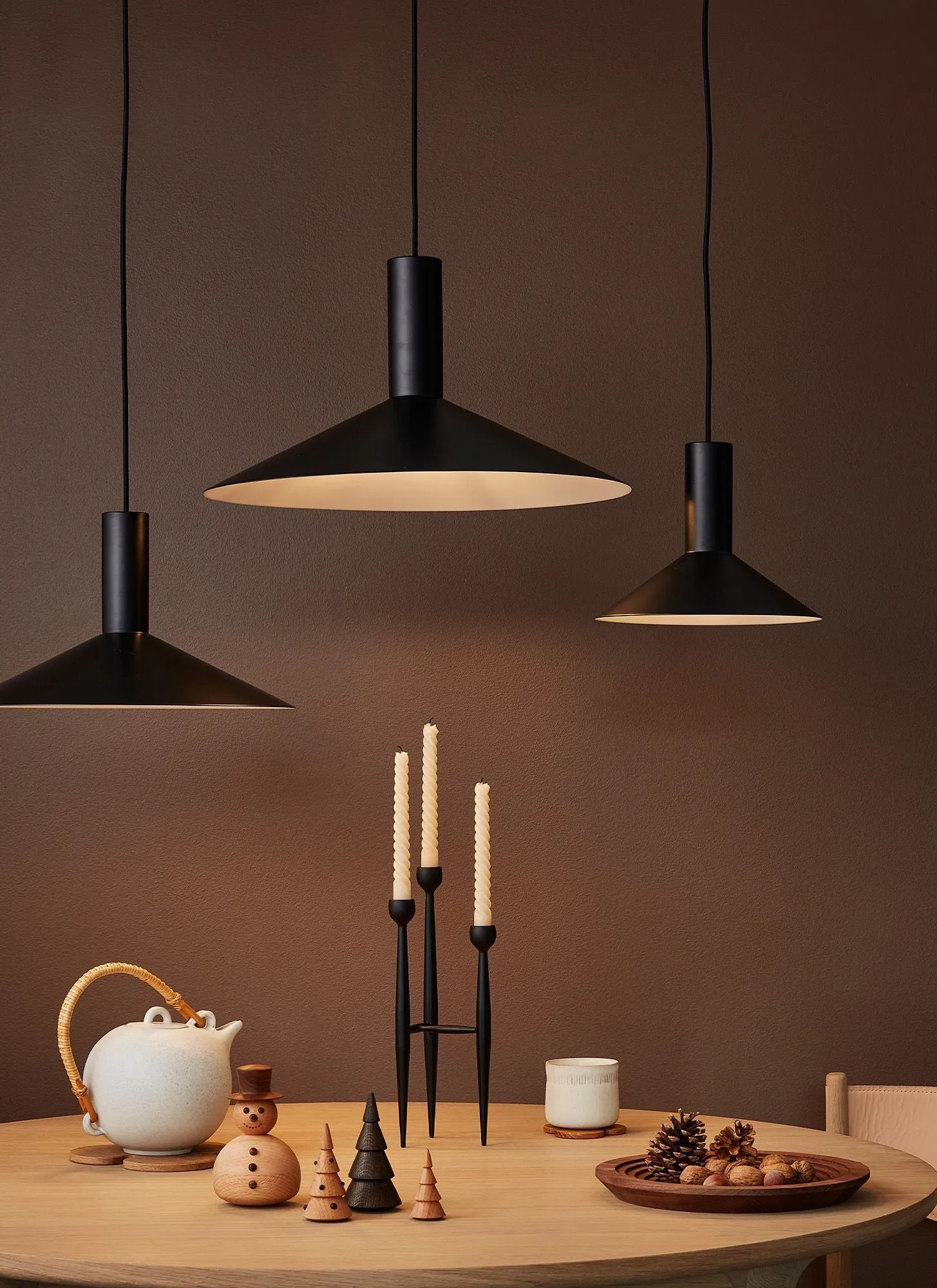 Spring Copenhagen Formula Pendant Lamp ø50, Black