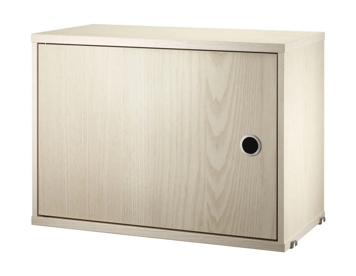 String Furniture String System Cabinet With Swinging Door, Ash