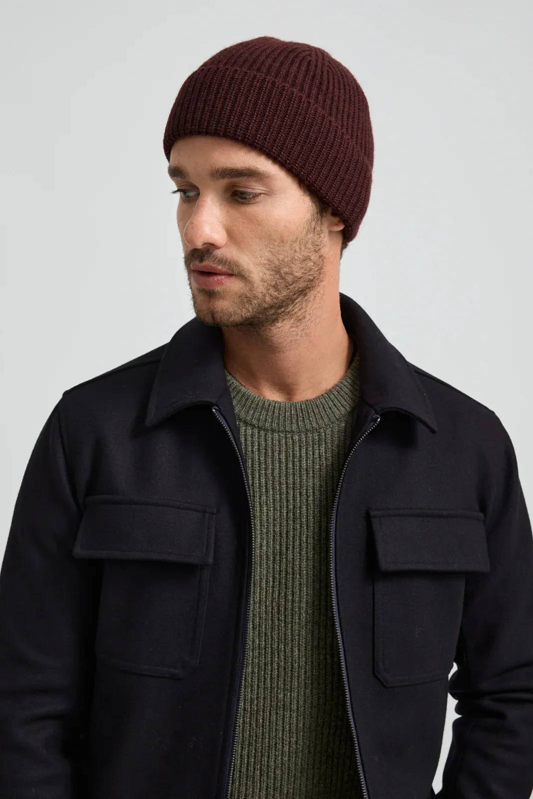 Toorallie Rib Knit Beanie Cacao