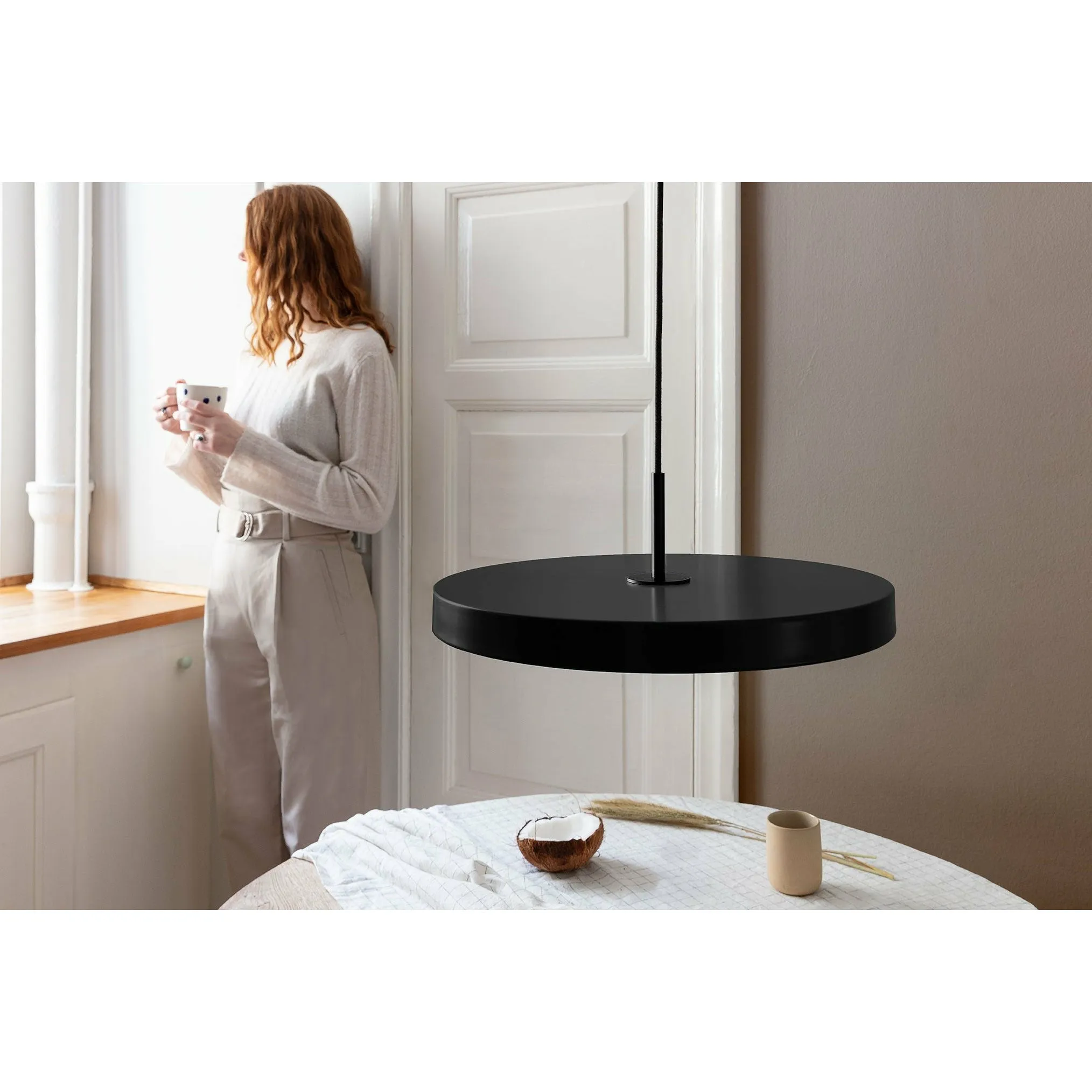 Umage Asteria Led Pendant, Black Metal/Black