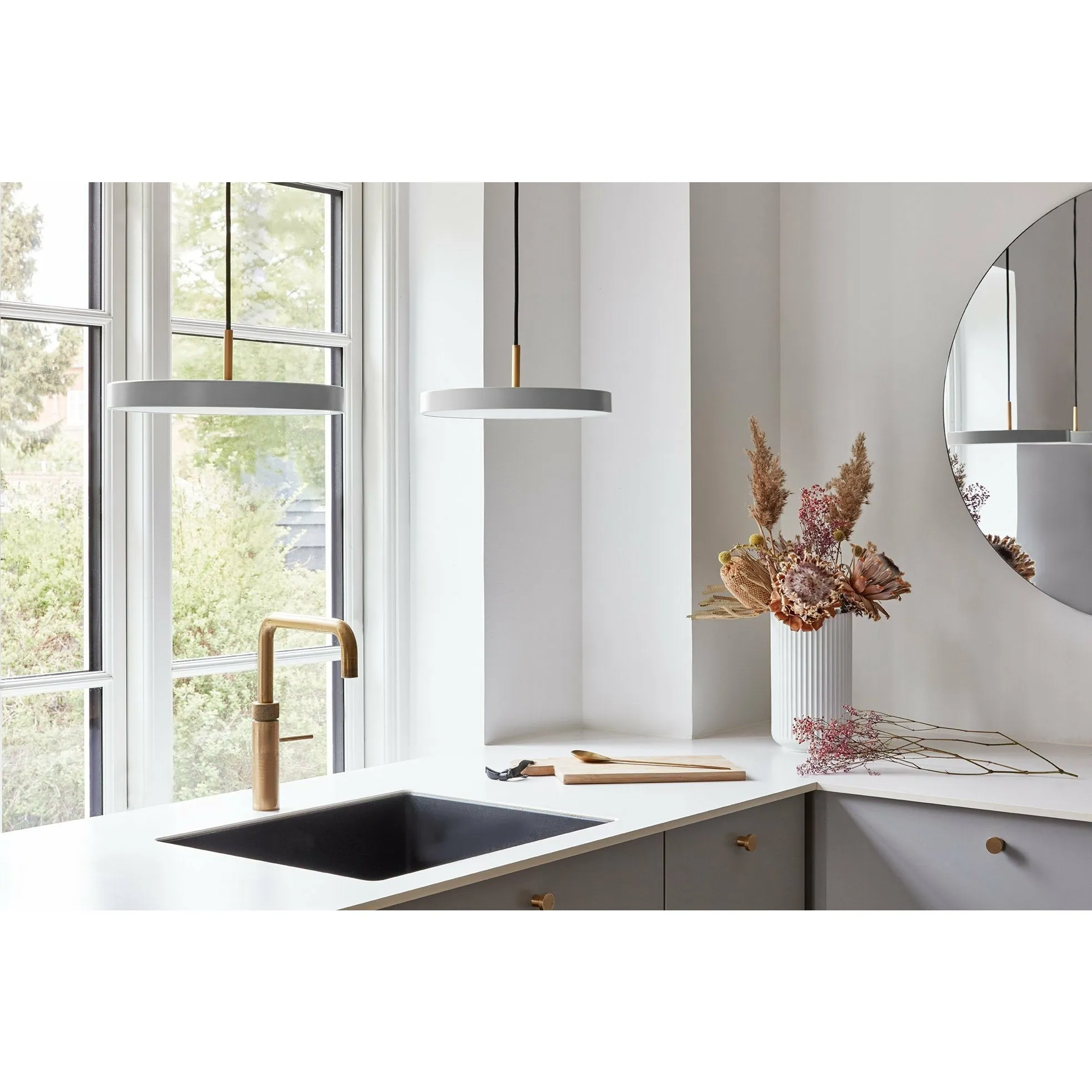 Umage Asteria Led Pendant, Brass/Nuance Crap