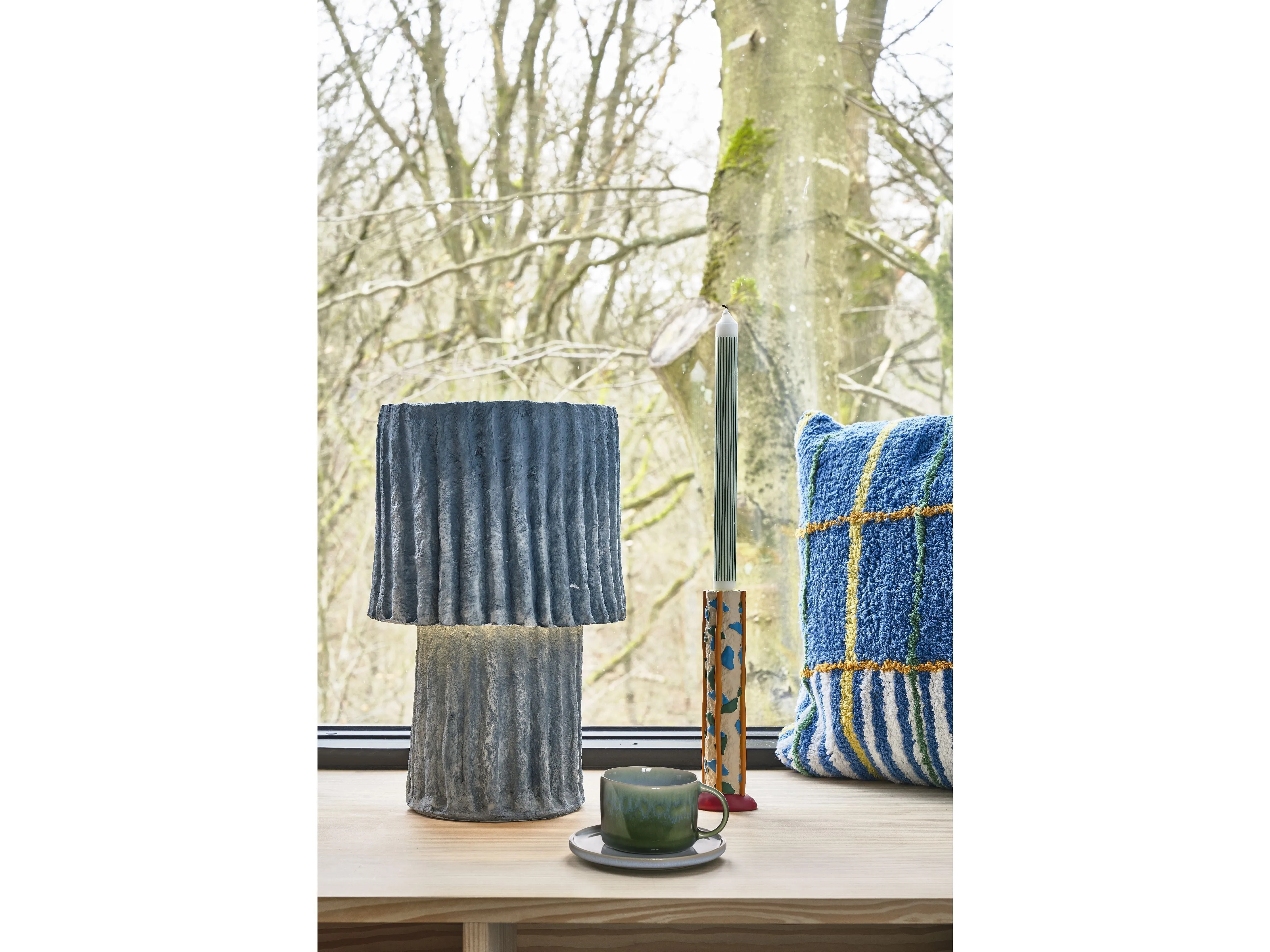 Villa Collection Styles Lamp ø 25 X 44 Cm, Blue