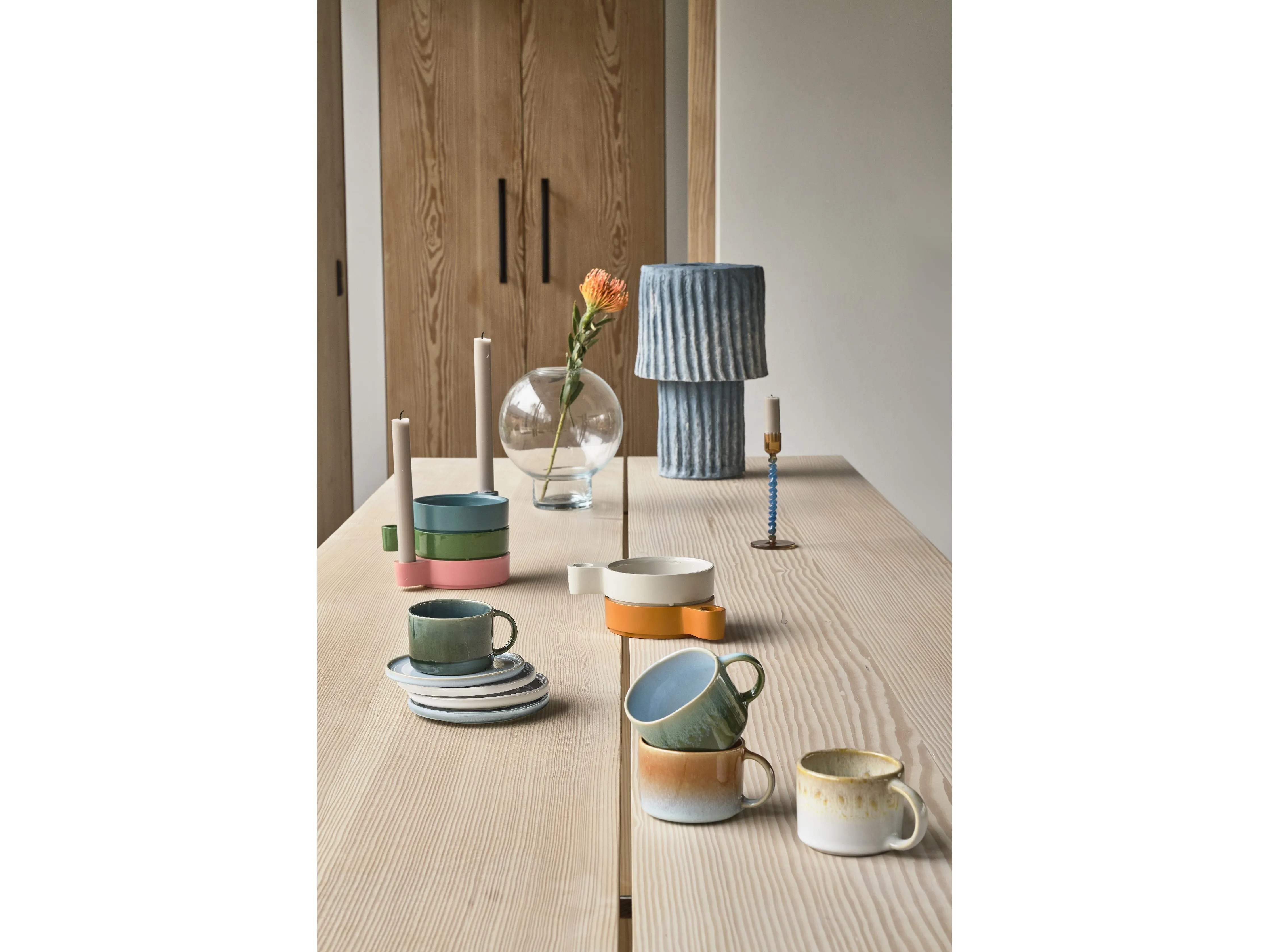 Villa Collection Styles Lamp ø 25 X 44 Cm, Blue