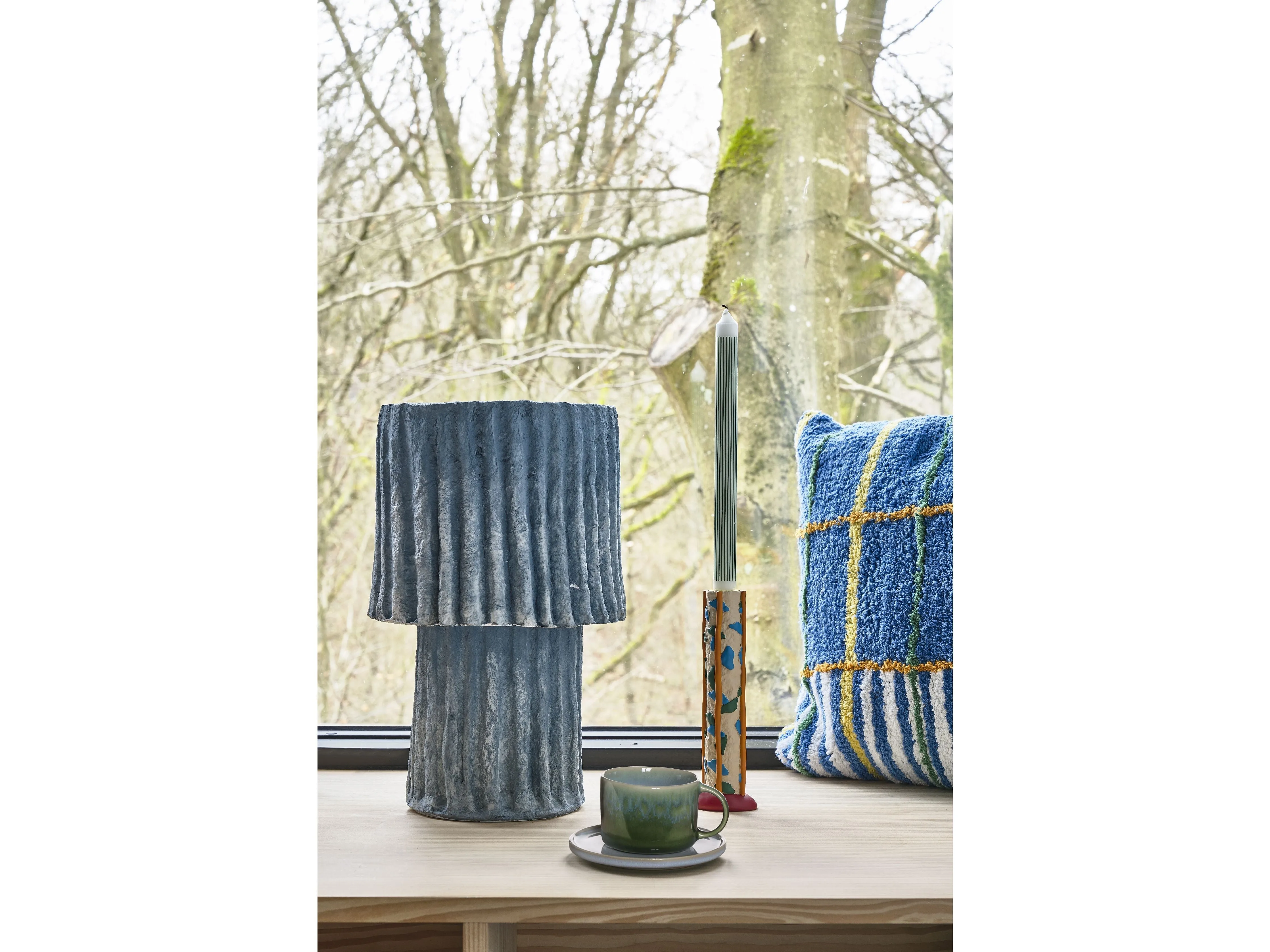 Villa Collection Styles Lamp ø 25 X 44 Cm, Blue
