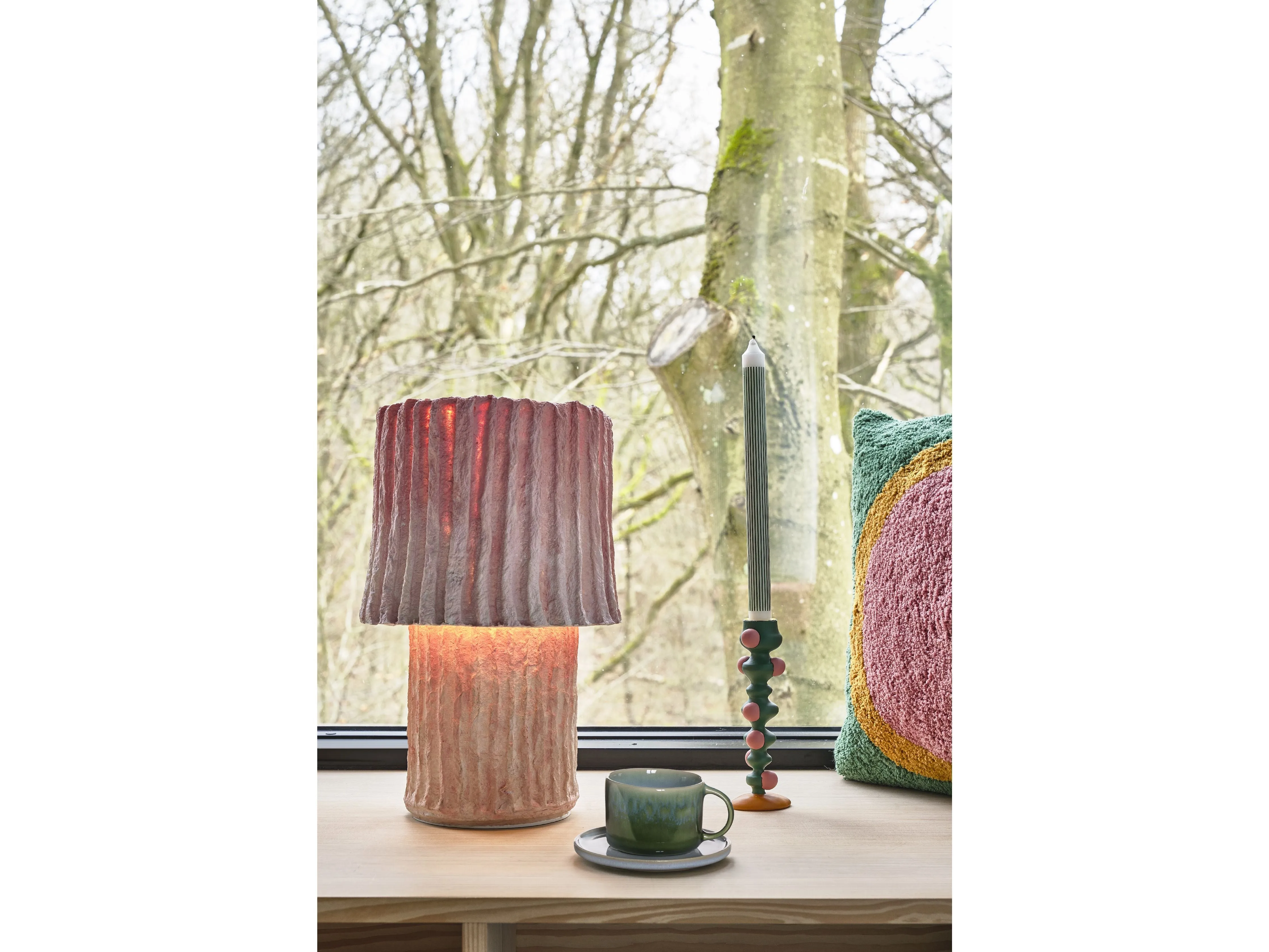 Villa Collection Styles Lamp ø 25 X 44 Cm, Rose