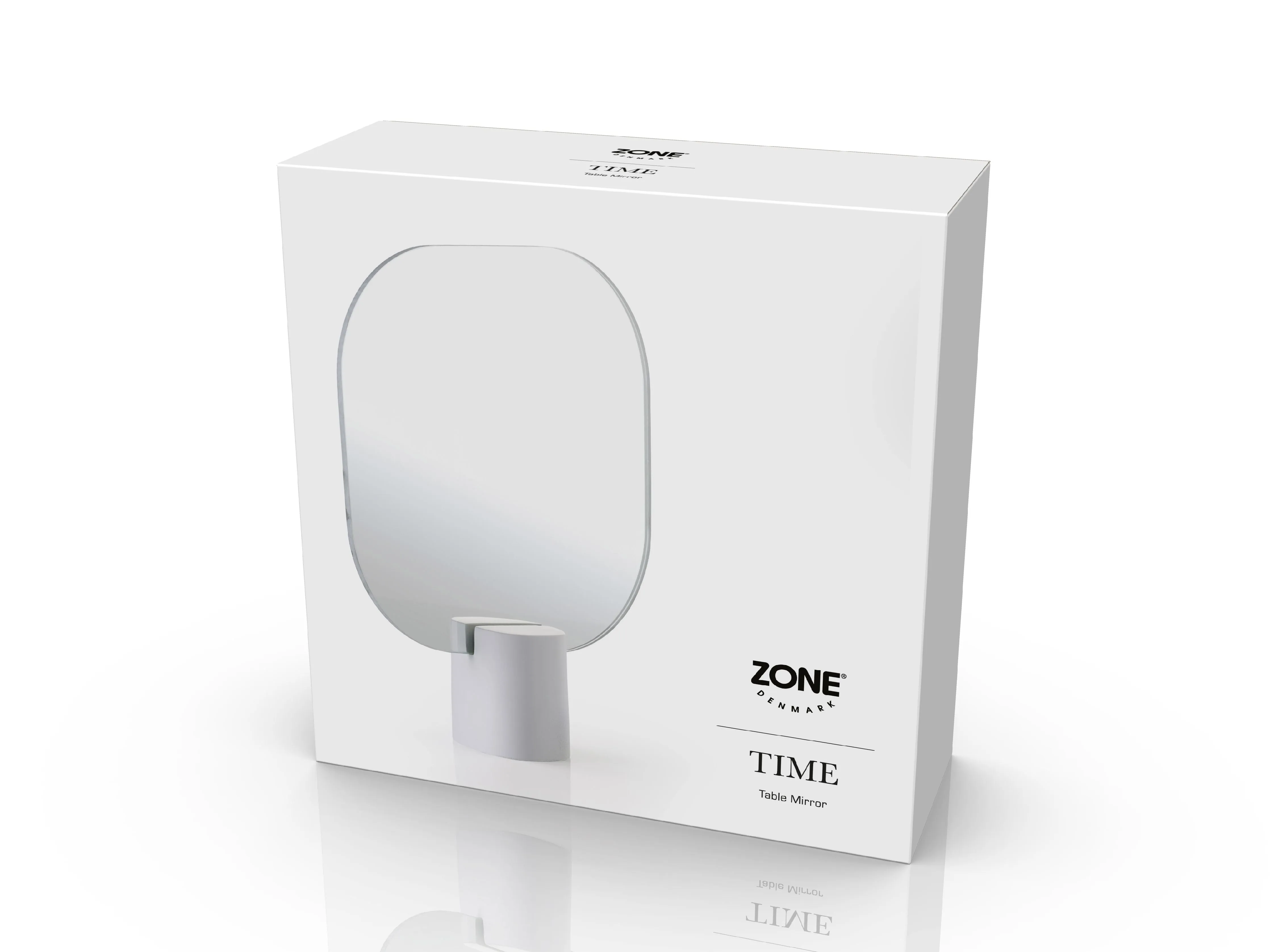 Zone Denmark Time Table Mirror, Soft Grey
